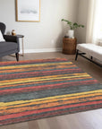 LOOMLAN Rugs Sylira Granite Washable Indoor-Outdoor Rug
