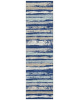 LOOMLAN Rugs Sylira Navy Washable Indoor-Outdoor Rug