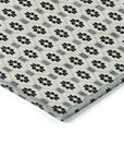 LOOMLAN Rugs Symara Ivory Washable Indoor-Outdoor Rug