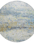 LOOMLAN Rugs Talia Blue Washable Indoor-Outdoor Rug