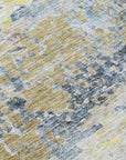 LOOMLAN Rugs Talia Blue Washable Indoor-Outdoor Rug