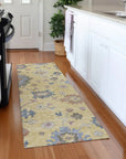 LOOMLAN Rugs Talitha Gold Washable Indoor-Outdoor Rug