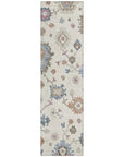 LOOMLAN Rugs Talitha Ivory Washable Indoor-Outdoor Rug
