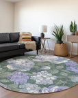 LOOMLAN Rugs Tanarra Purple Washable Indoor-Outdoor Rug
