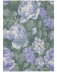 LOOMLAN Rugs Tanarra Purple Washable Indoor-Outdoor Rug