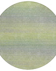 LOOMLAN Rugs Tanoura Green Washable Indoor-Outdoor Rug