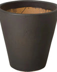 Emissary Tapered Round Ceramic Planter