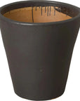 Emissary Tapered Round Ceramic Planter