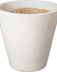 Emissary Tapered Round Ceramic Planter