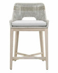 Tapestry Outdoor Counter Stool Rope & Teak - LOOMLAN - Essentials For Living - Outdoor Counter Stools