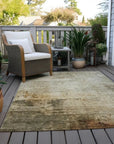 LOOMLAN Rugs Tekstura Ivory Washable Indoor-Outdoor Rug