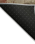 LOOMLAN Rugs Tektar Brown Washable Indoor-Outdoor Rug