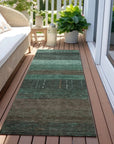 LOOMLAN Rugs Tembira Teal Washable Indoor-Outdoor Rug