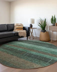LOOMLAN Rugs Tembira Teal Washable Indoor-Outdoor Rug
