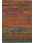 LOOMLAN Rugs Temira Orange Washable Indoor-Outdoor Rug