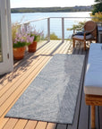 LOOMLAN Rugs Terra Blue Washable Indoor-Outdoor Rug