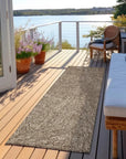 LOOMLAN Rugs Terra Chocolate Washable Indoor-Outdoor Rug