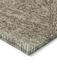 LOOMLAN Rugs Terra Chocolate Washable Indoor-Outdoor Rug