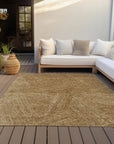 LOOMLAN Rugs Terra Gold Washable Indoor-Outdoor Rug