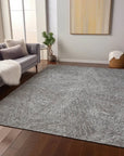 Terra Gray Washable Indoor - Outdoor Rug - LOOMLAN - LOOMLAN Rugs - Outdoor Rugs