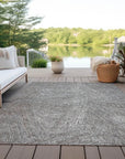 Terra Gray Washable Indoor - Outdoor Rug - LOOMLAN - LOOMLAN Rugs - Outdoor Rugs
