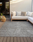 Terra Gray Washable Indoor - Outdoor Rug - LOOMLAN - LOOMLAN Rugs - Outdoor Rugs