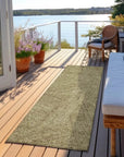 LOOMLAN Rugs Terra Green Washable Indoor-Outdoor Rug