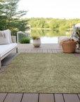 LOOMLAN Rugs Terra Green Washable Indoor-Outdoor Rug