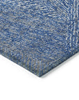 LOOMLAN Rugs Terra Navy Washable Indoor-Outdoor Rug