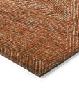 LOOMLAN Rugs Terra Orange Washable Indoor-Outdoor Rug