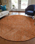 LOOMLAN Rugs Terra Orange Washable Indoor-Outdoor Rug
