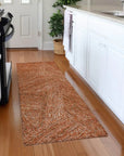 LOOMLAN Rugs Terra Orange Washable Indoor-Outdoor Rug