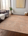 LOOMLAN Rugs Terra Peach Washable Indoor-Outdoor Rug