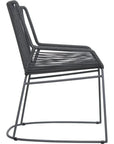 Seasonal Living The Dane Dining Arm Chair 2PC Dark Gray Patio Dining