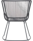 Seasonal Living The Dane Dining Arm Chair 2PC Dark Gray Patio Dining