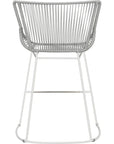 The Dane Dining Counter Stool 2PC Grey Patio Dining - LOOMLAN - Seasonal Living - Outdoor Dining Chairs