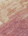 LOOMLAN Rugs Thornelle Pink Washable Indoor-Outdoor Rug