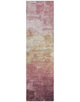 LOOMLAN Rugs Thornelle Pink Washable Indoor-Outdoor Rug