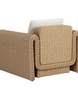 Tibi Fabric Outdoor Lounge Chair - LOOMLAN - SUNPAN - Outdoor Lounge Chairs