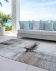 LOOMLAN Rugs Tint Brown Washable Indoor-Outdoor Rug