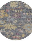 LOOMLAN Rugs Tirana Blue Washable Indoor-Outdoor Rug