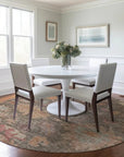LOOMLAN Rugs Tirana Brown Washable Indoor-Outdoor Rug