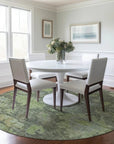 LOOMLAN Rugs Tirana Green Washable Indoor-Outdoor Rug