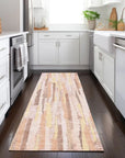 LOOMLAN Rugs Torra Pink Washable Indoor-Outdoor Rug
