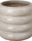 Emissary Torus Round Ceramic Planter