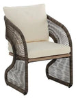 Toulon Dining Chair Stinson Cream Outdoor - LOOMLAN - SUNPAN - Outdoor Dining Chairs