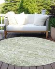 LOOMLAN Rugs Tova Green Washable Indoor-Outdoor Rug