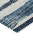 LOOMLAN Rugs Tramma Blue Washable Indoor-Outdoor Rug