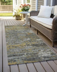 LOOMLAN Rugs Trazia Gold Washable Indoor-Outdoor Rug