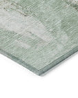 LOOMLAN Rugs Tundra Green Washable Indoor-Outdoor Rug